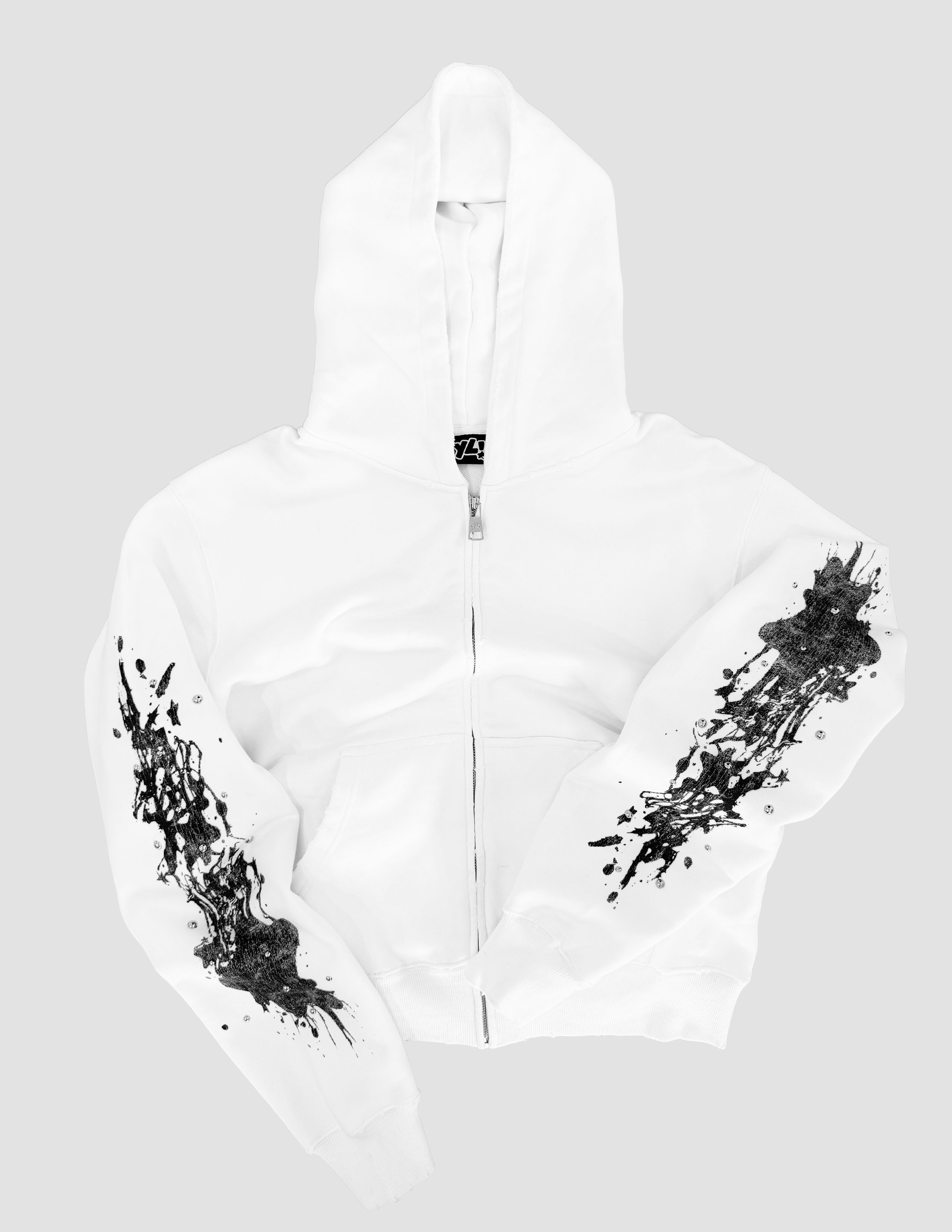 thrashstar Zip Up - White – YL!