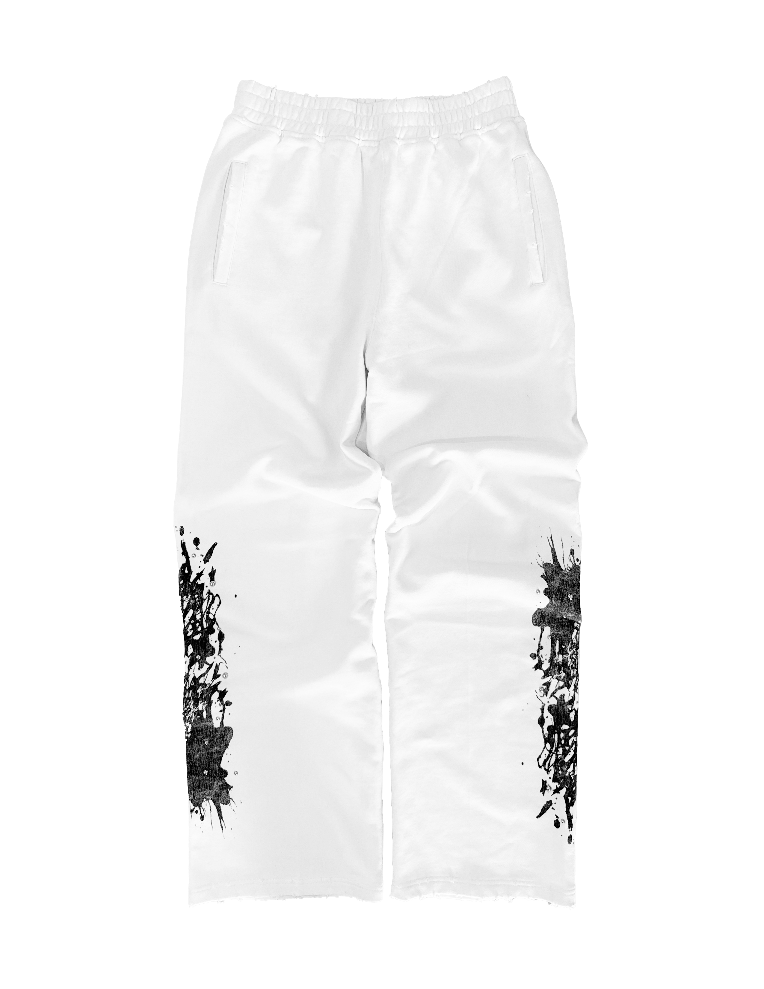 #thrashstar Sweatpants - White