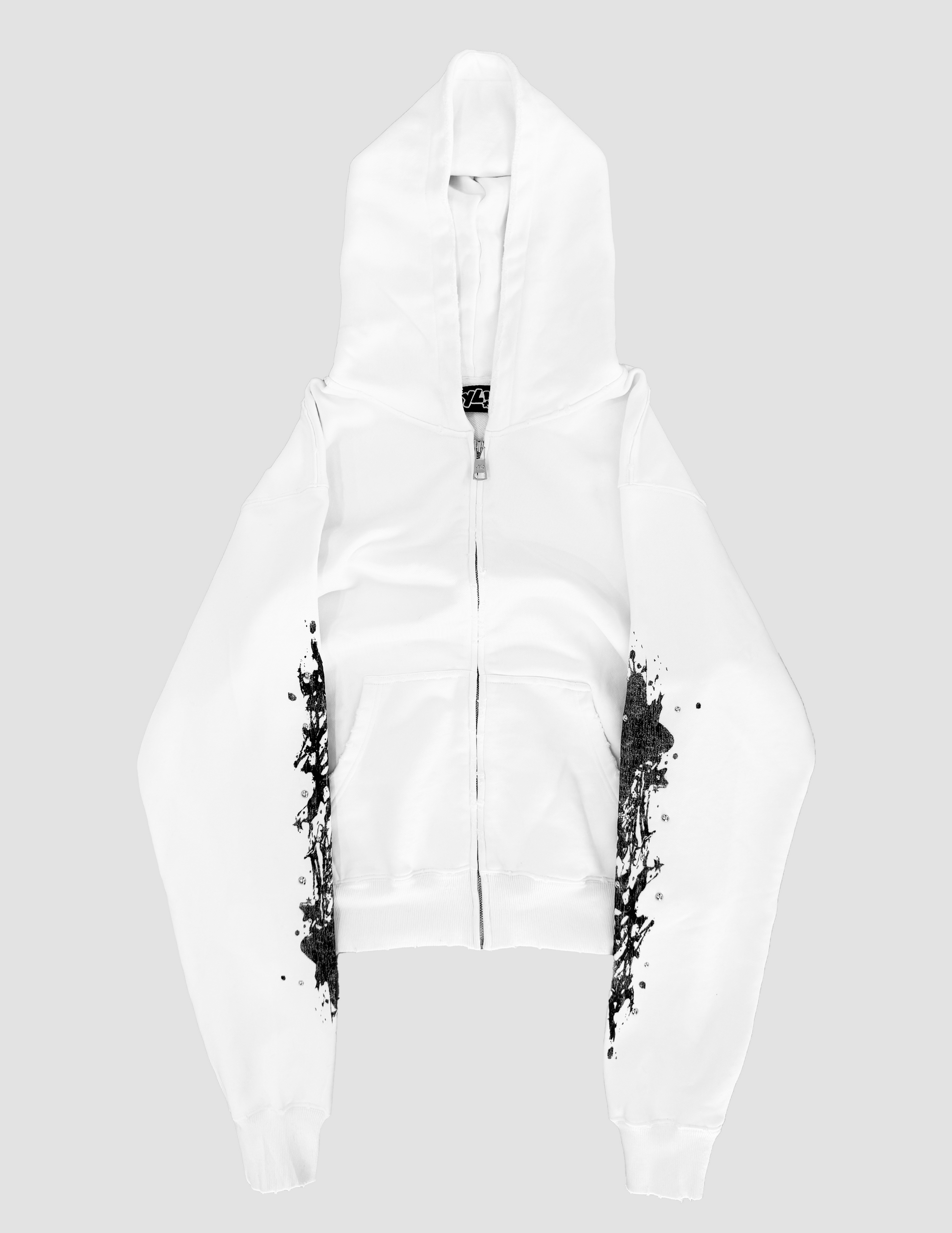 thrashstar Zip Up - White – YL!
