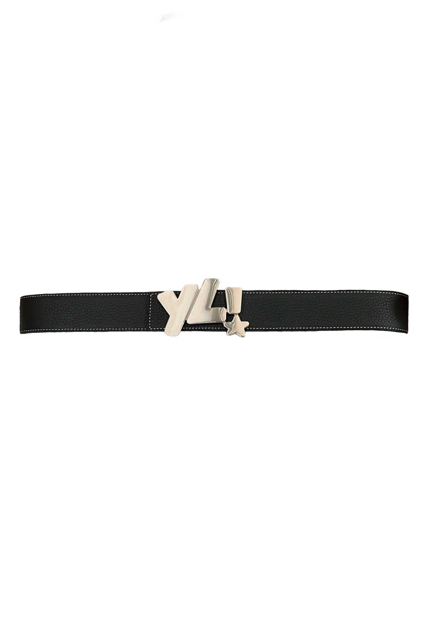 YL! BELT - (REVERSIBLE) WHITE / BLACK