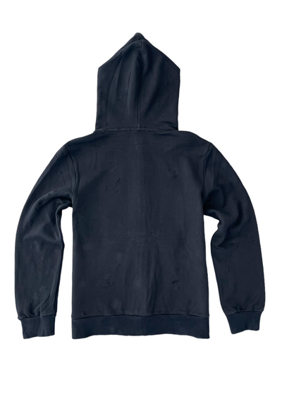 YLSK FULL ZIP - DISTRESSED BLACK
